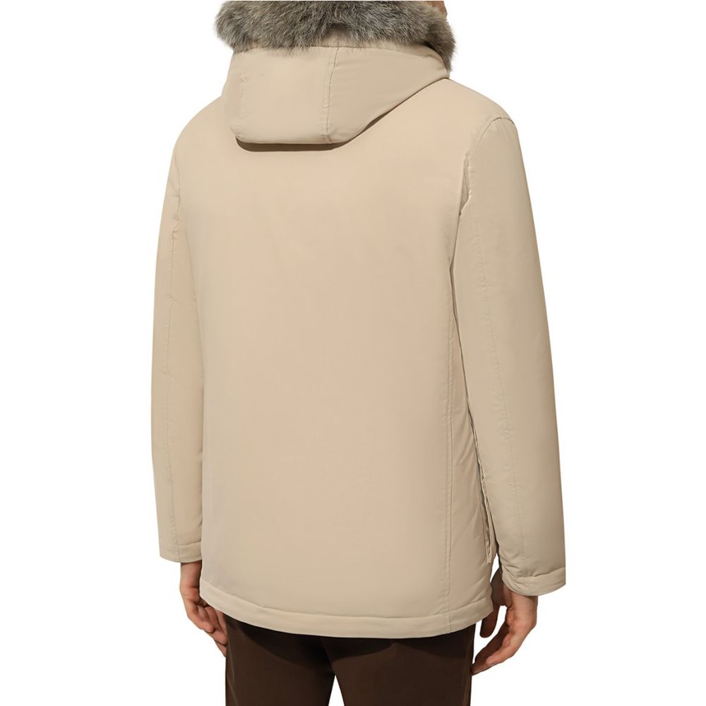 Beige Nylon Jacket