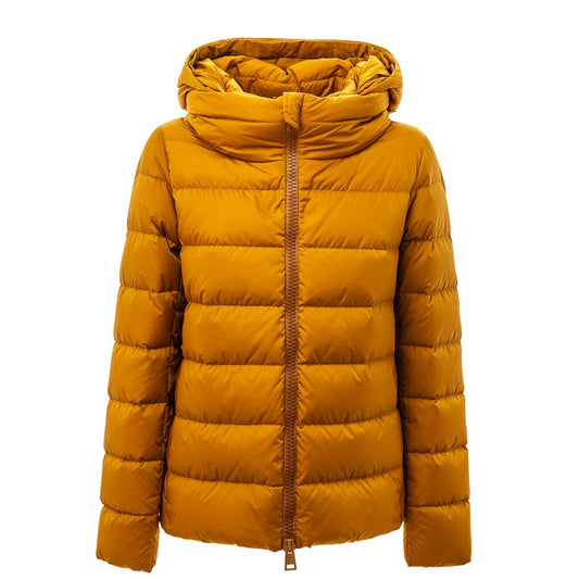 Yellow Polyamide Jackets & Coat