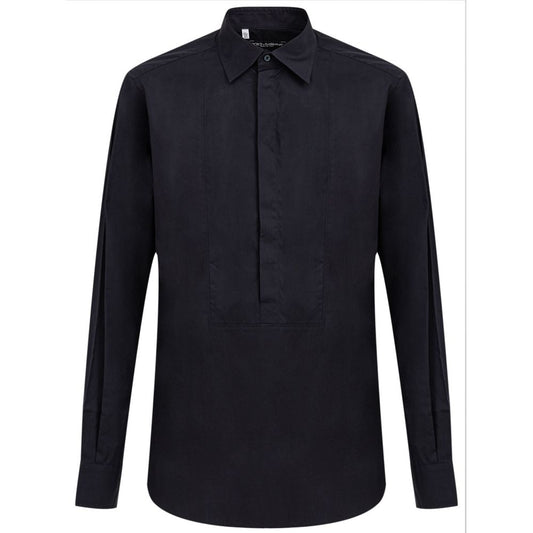 Navy Blue Cotton Shirt