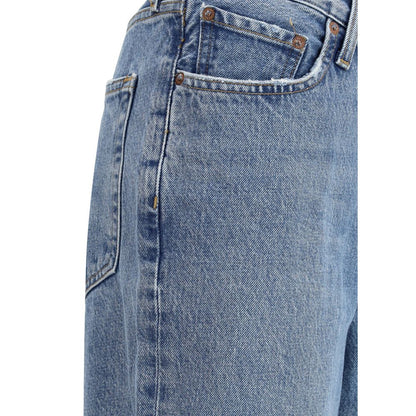 V-waist baggy Jeans