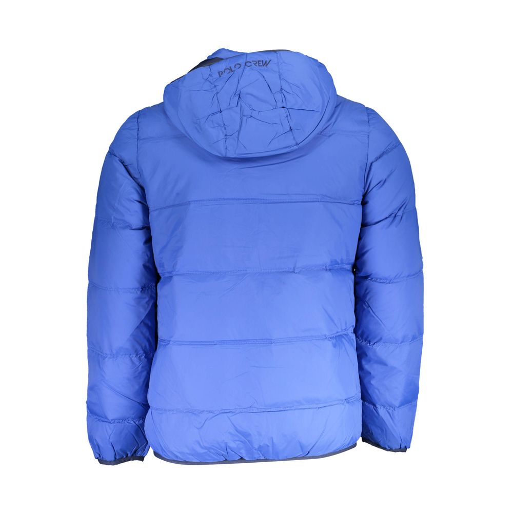 Blue Polyamide Men's Jacket