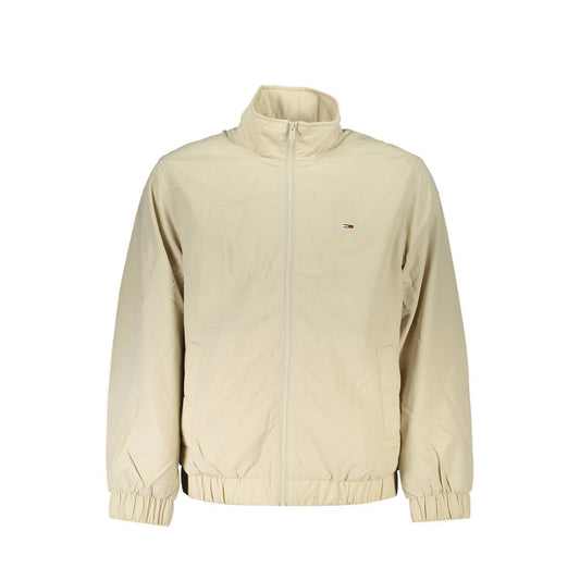 Beige Polyamide Men Jacket