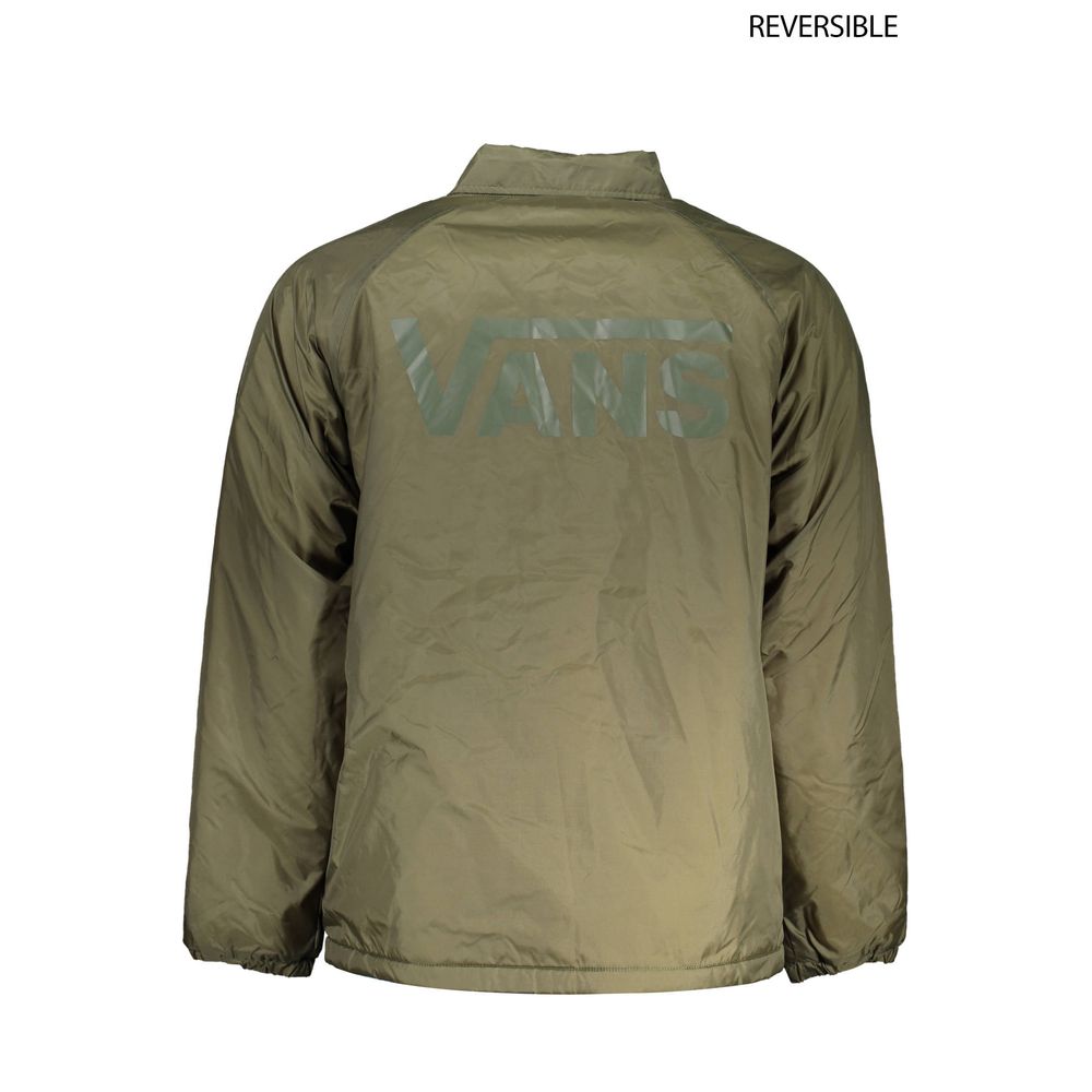 Green Nylon Men Jacket