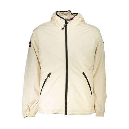 White Polyamide Men Jacket