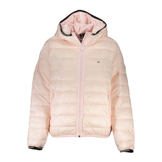 Pink Polyester Women Jacket