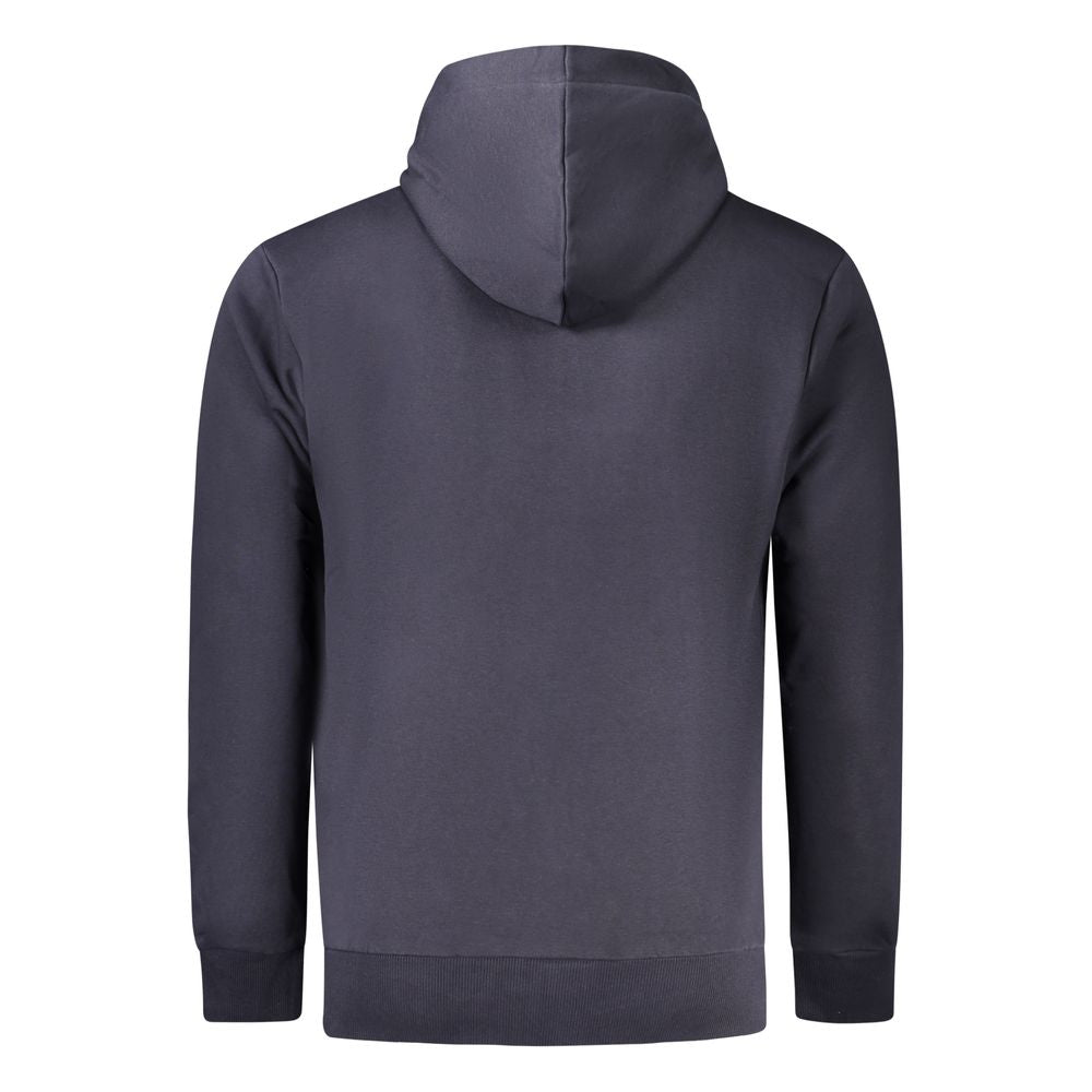 Blue Cotton Men Sweater