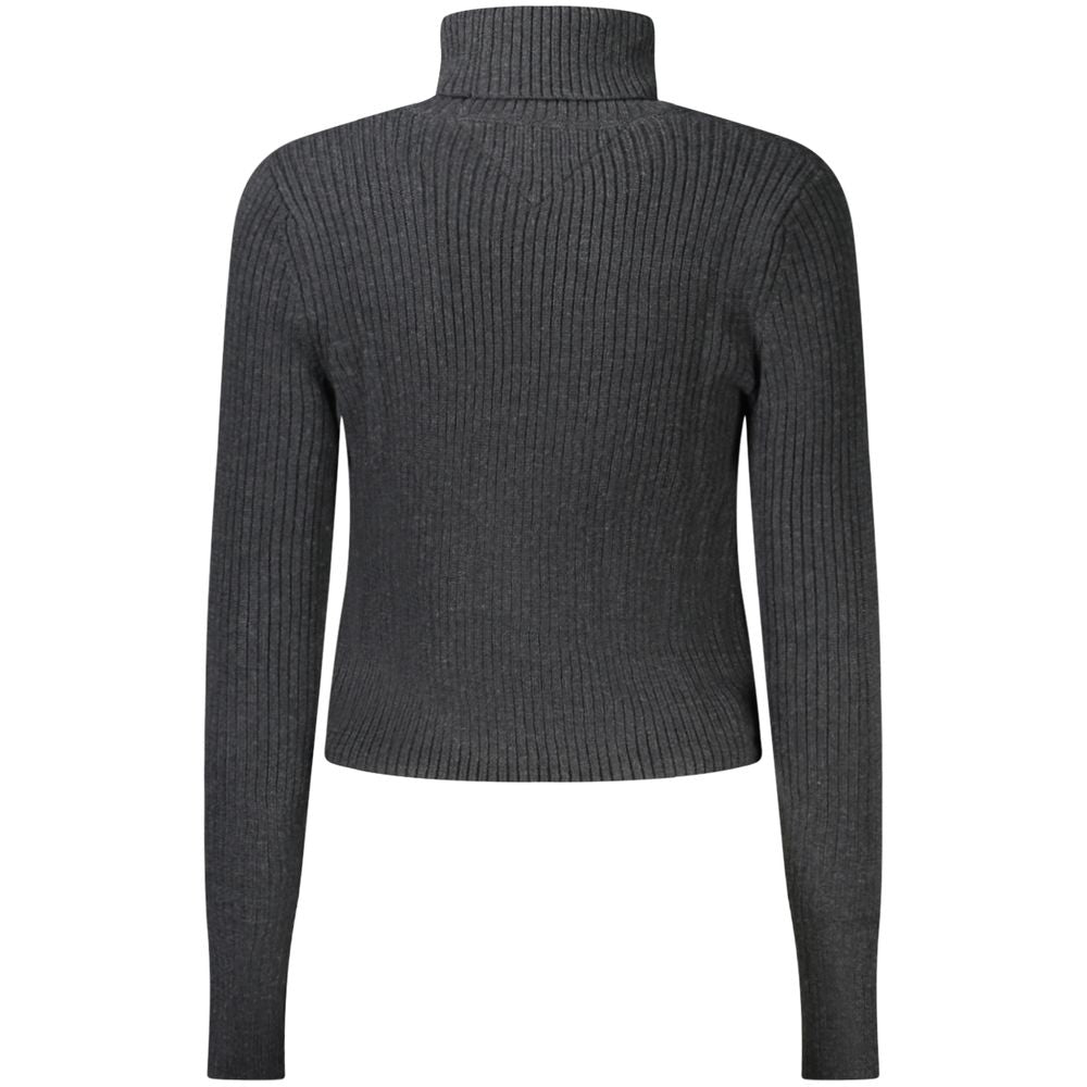 Black Polyester Women Sweater