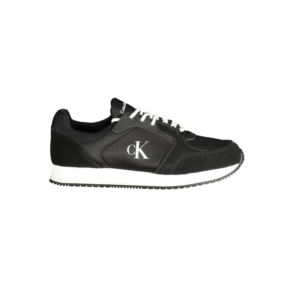 Black Polyethylene Men Sneaker