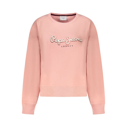 Pink Cotton Women Sweater