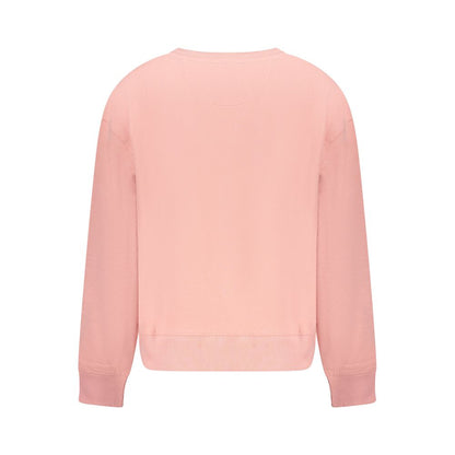 Pink Cotton Women Sweater