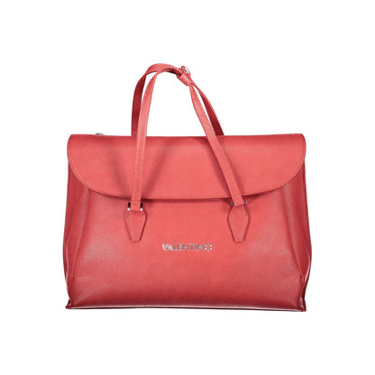 Red Polyethylene Women Handbag