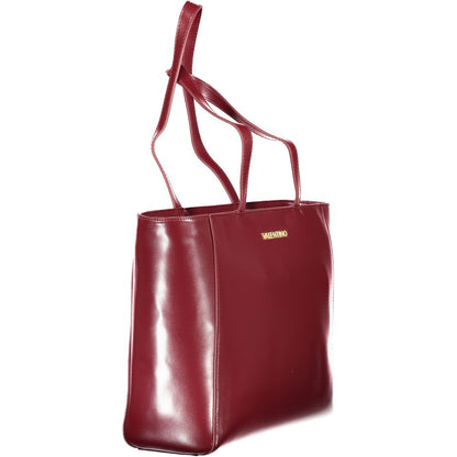 Red Polyethylene Women Handbag