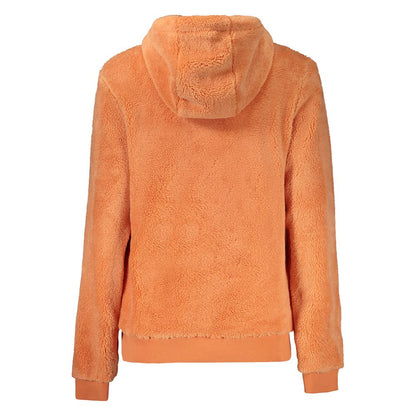 Orange Polyester Women Sweater