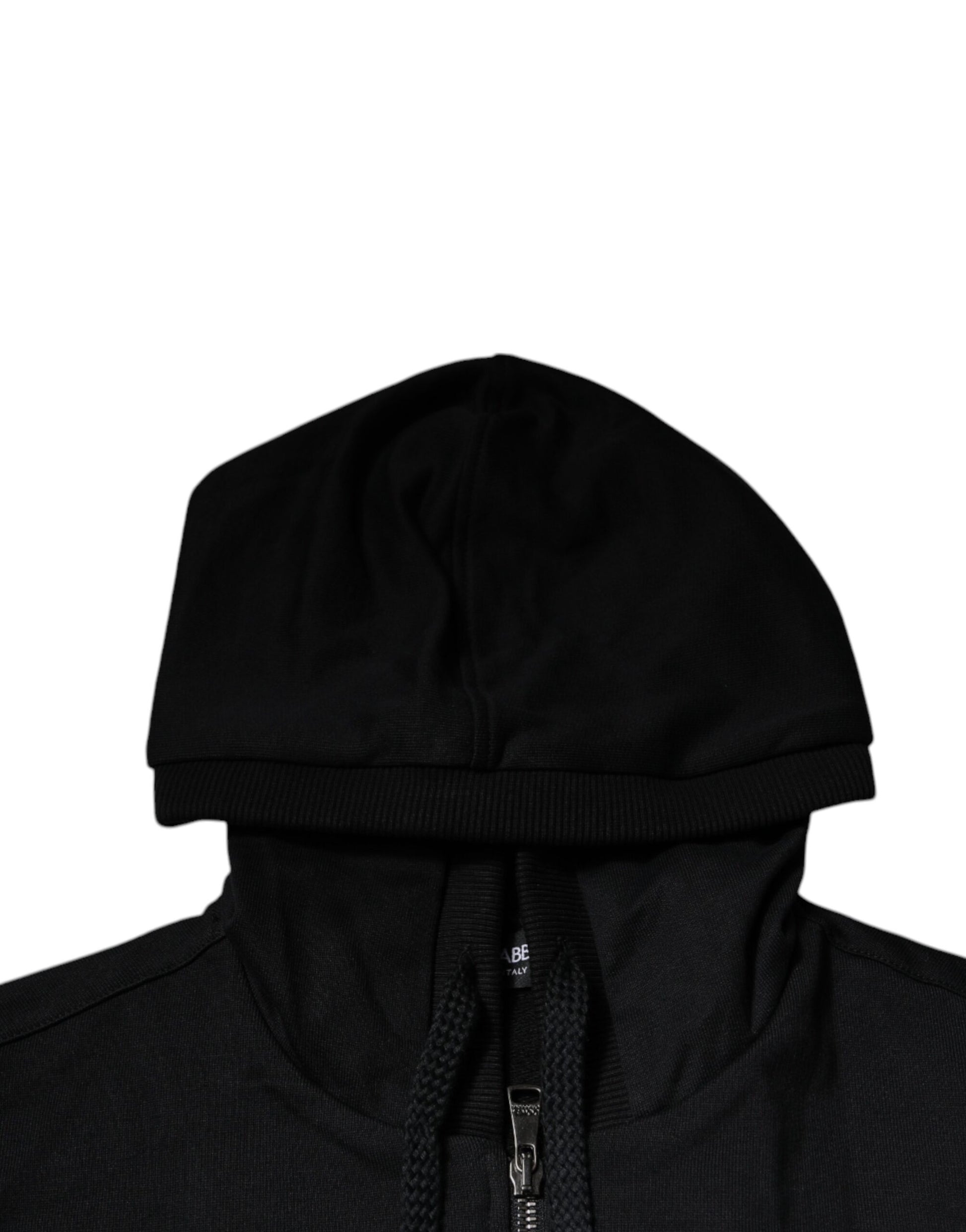 Black Logo Full Zip Hooded Sweatshirt Sweater