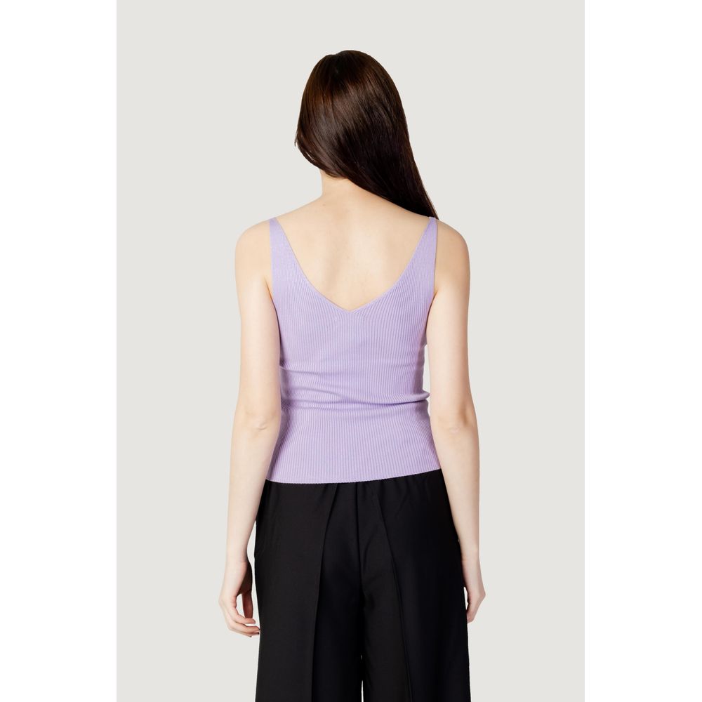 Purple Viscose Tops & T-Shirt