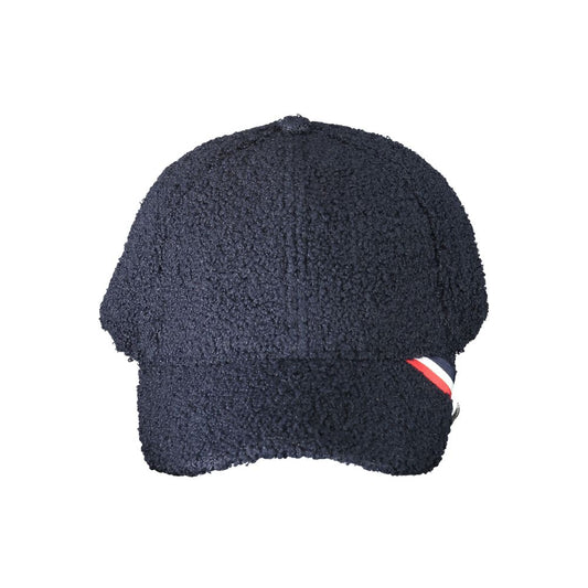 Blue Polyester Men Cap