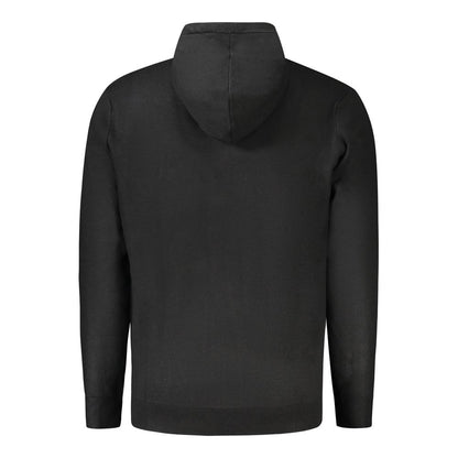 Black Polyamide Men Cardigan