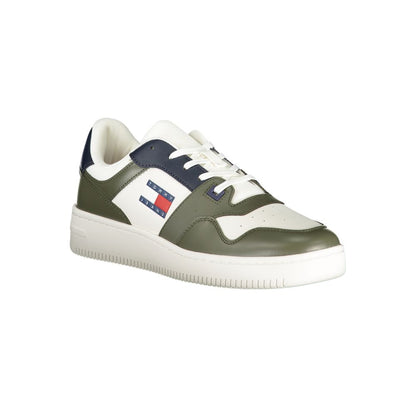 Green Leather Men Sneaker