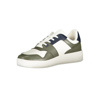 Green Leather Men Sneaker