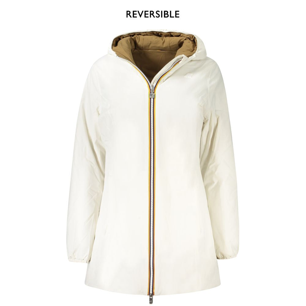 White Nylon Women Jacket