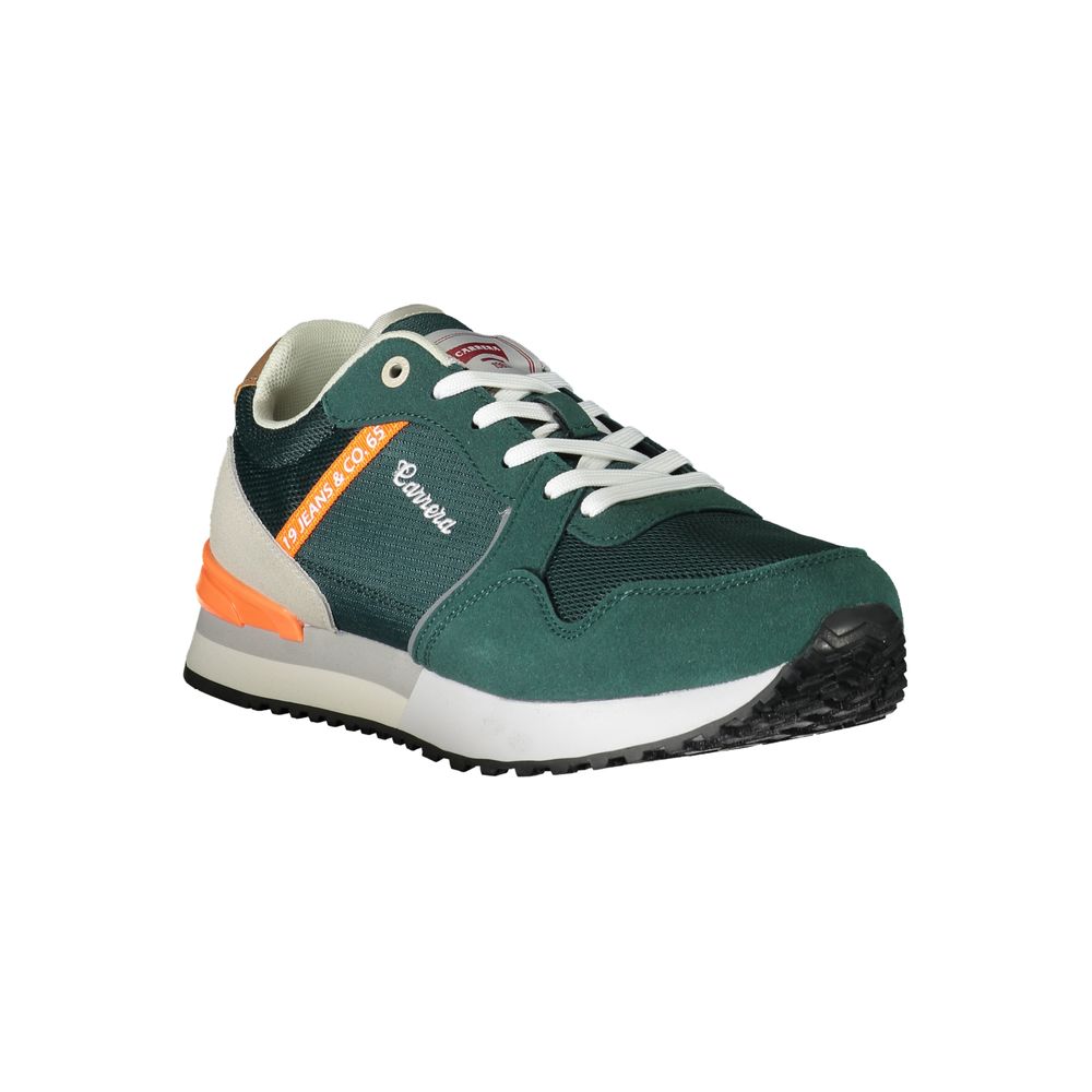 Green Polyester Sneaker