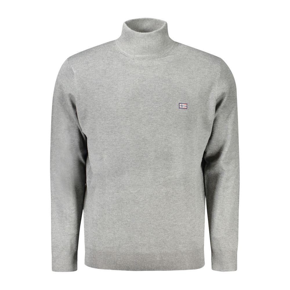 Gray Polyamide Men Sweater