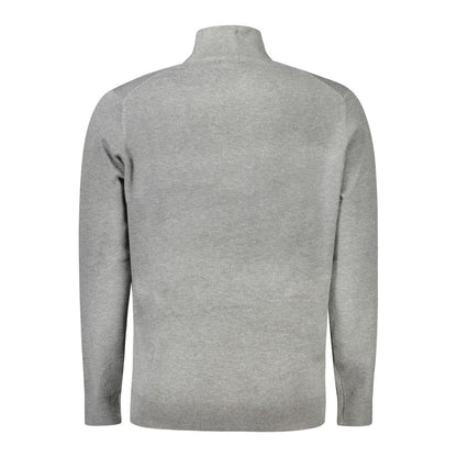 Gray Polyamide Men Sweater