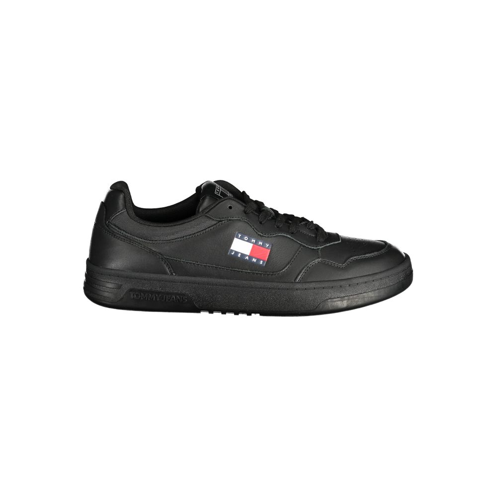 Black Polyethylene Men Sneaker