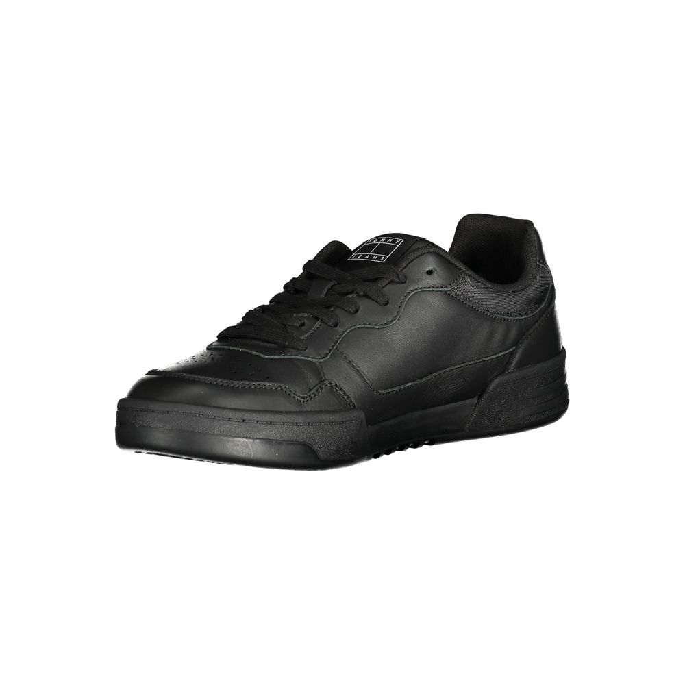 Black Polyethylene Men Sneaker