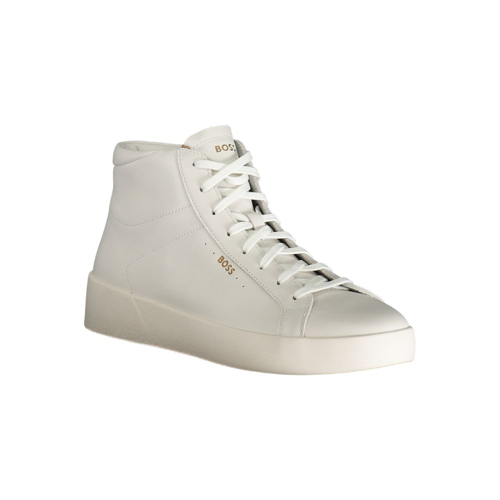 White Leather Men Sneaker