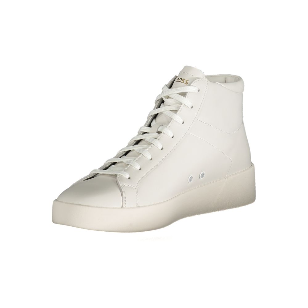 White Leather Men Sneaker