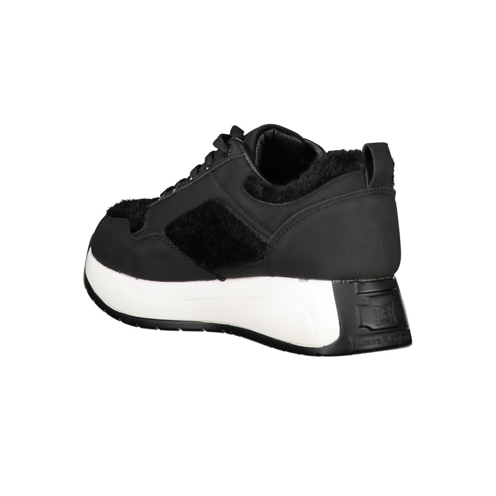 Black Polyethylene Women Sneaker