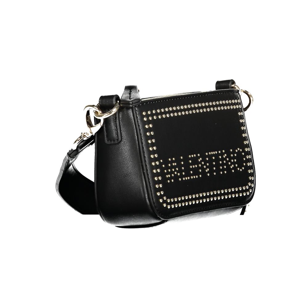 Black Polyethylene Women Handbag