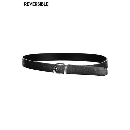 Black Polyester Women Belt