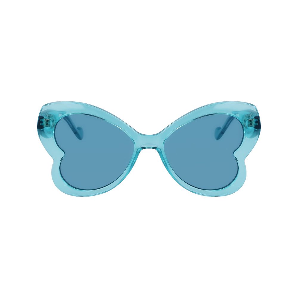 Blue Injected Sunglasses