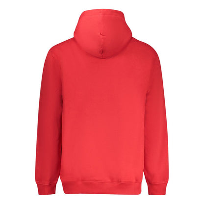 Red Cotton Men Sweater