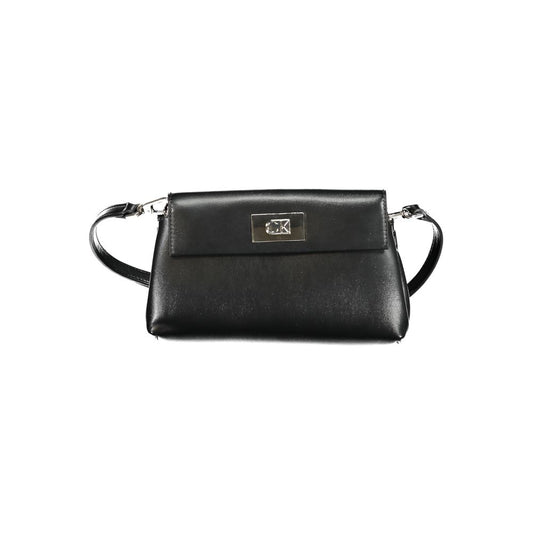 Black Polyester Handbag