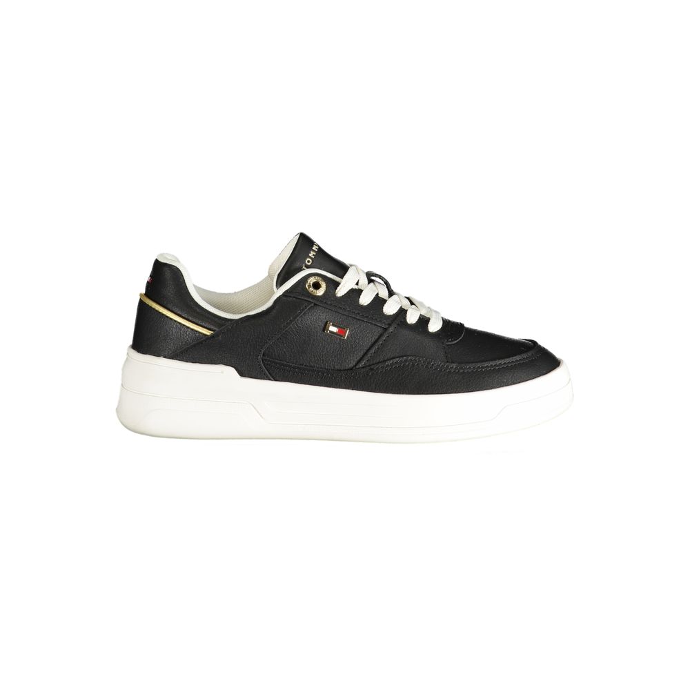 Black Polyethylene Women Sneaker