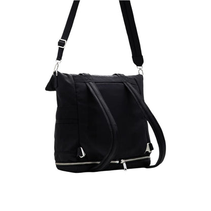 Black Polyethylene Backpack