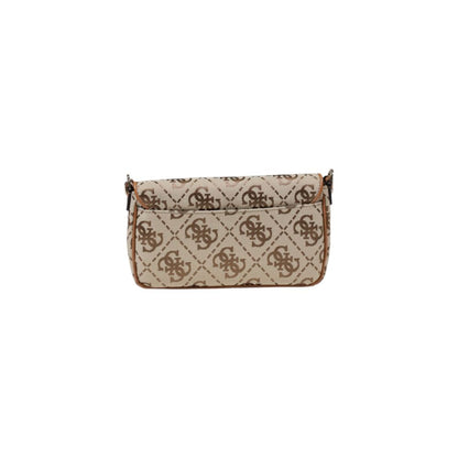 Beige Polyester Handbag