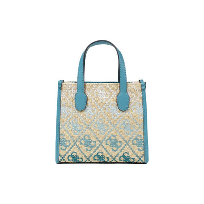 Turquoise Polypropylene Handbag