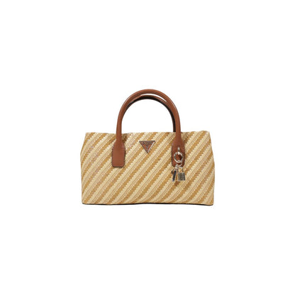 Beige Polypropylene Handbag