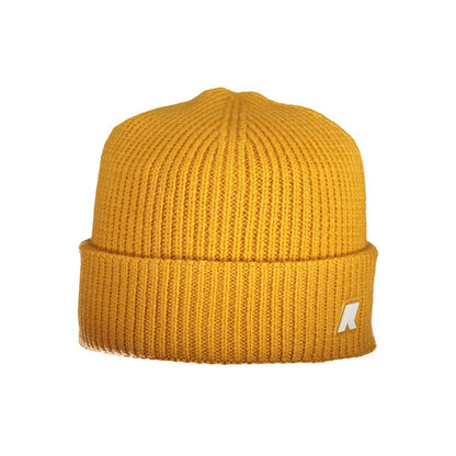 Yellow Wool Men Cap