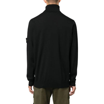 Black Wool Vergine Sweater