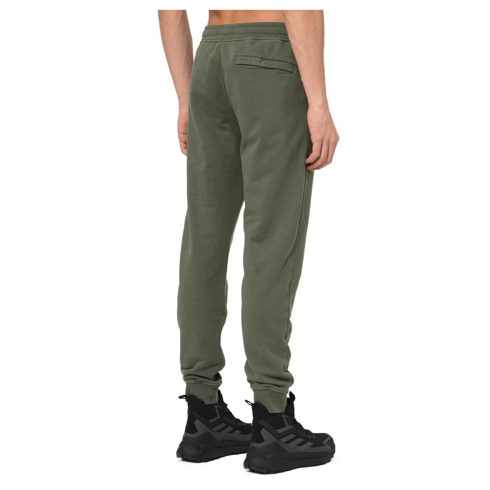 Beige Cotton Men's Trouser