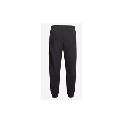 Black Cotton Men Trouser