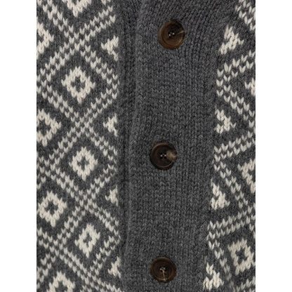 Bicolor Cashemere Cardigan