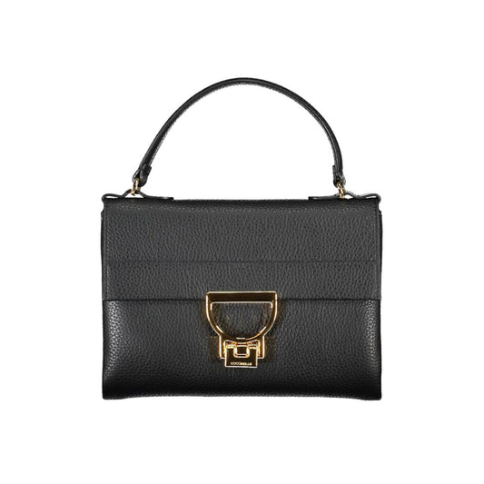 Black Leather Women Handbag