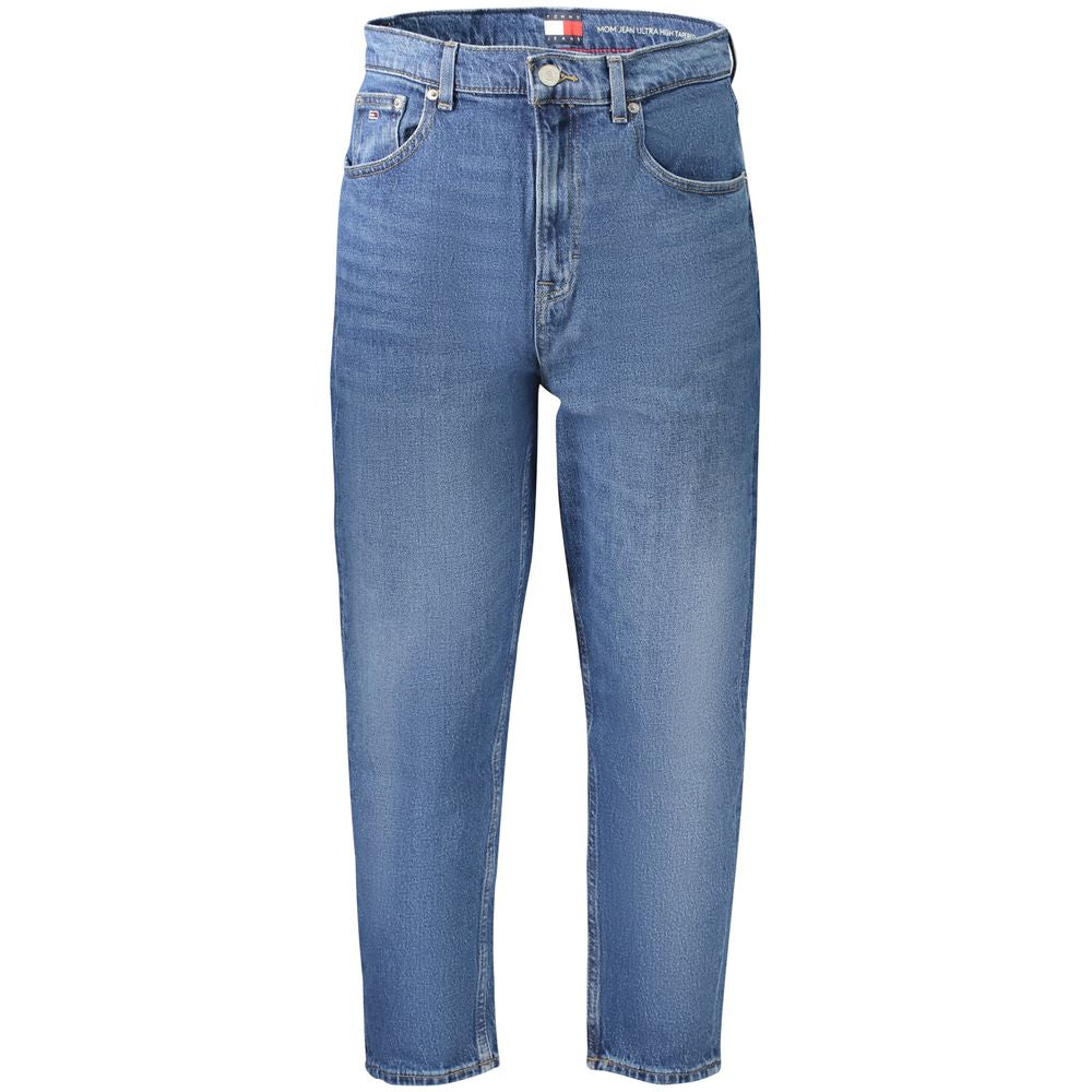 Blue Cotton Women Jeans