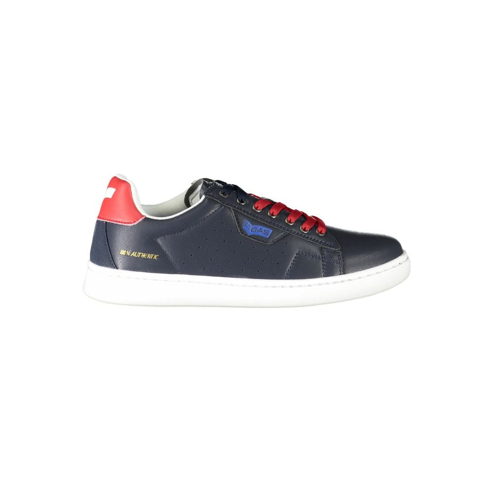 Blue Polyester Sneaker